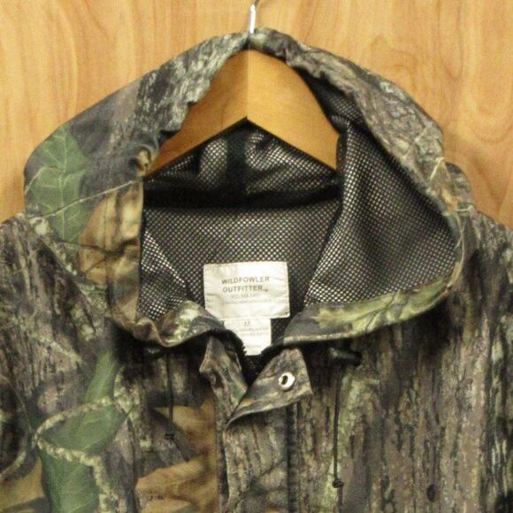 WILDFOWLER OUTFITTER Waterproof Parka Mens M Mossy Oak Camo Hunting Coat Jacket - Picture 2 of 12